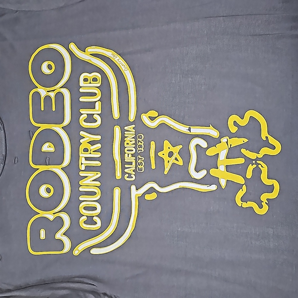 🤠 Country Deep Rodeo Country Club Distressed Tee L - Picture 6 of 7